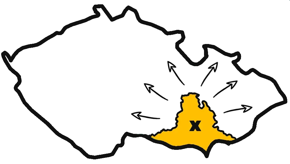 Mapa ČR